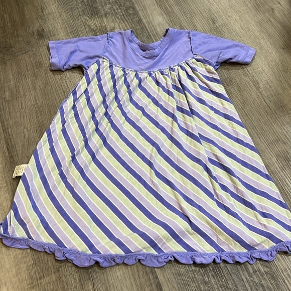 4 for $20 Kickee Pants print classic swing dress size 3T - Picture 6 of 6